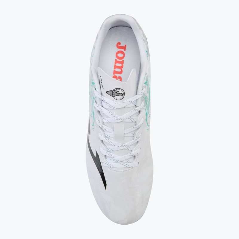 Încălțăminte de fotbal pentru bărbați Supercopa AG white/turquoise 5