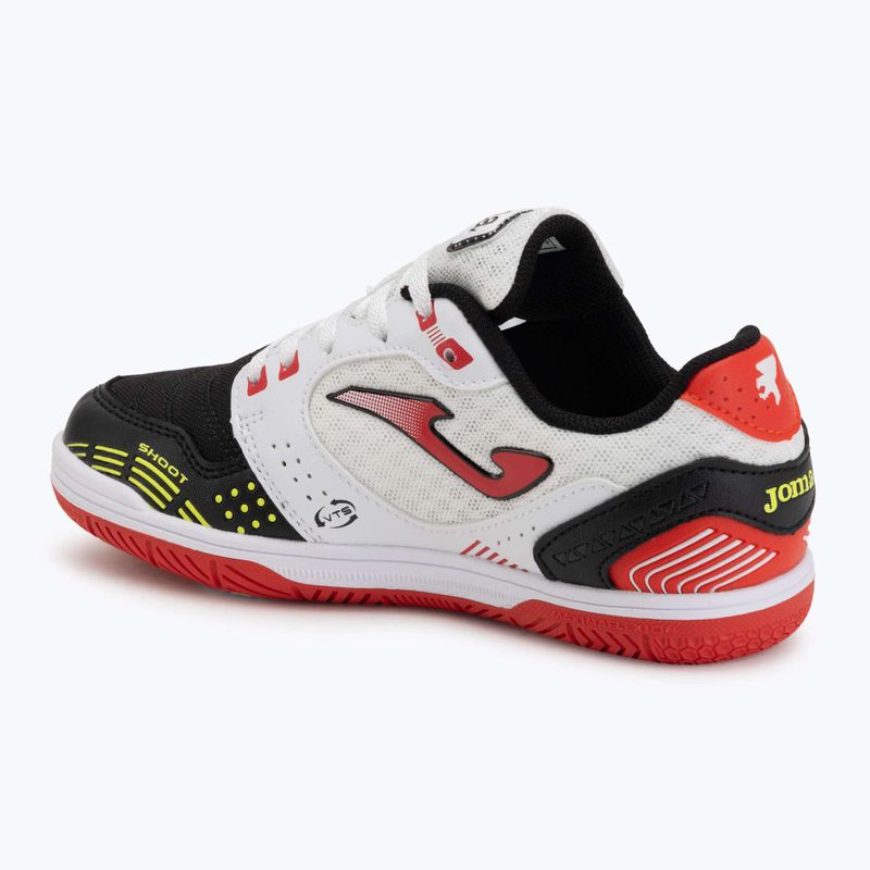 Încălțăminte de fotbal pentru copii Joma Sala Max Jr IN white/black 3