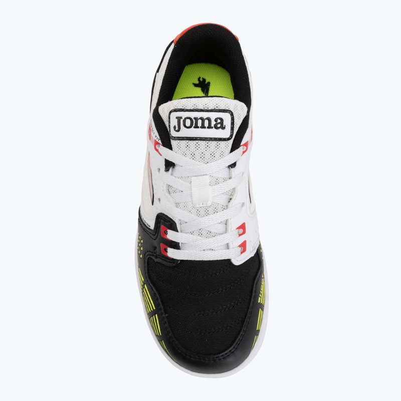 Încălțăminte de fotbal pentru copii Joma Sala Max Jr IN white/black 5