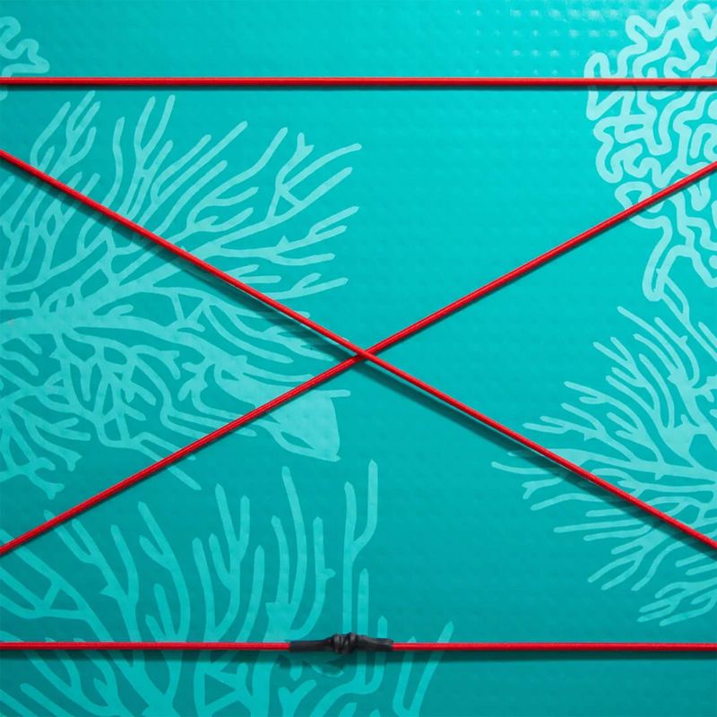 SUP ABSTRACT Coral Coral 10'6''' bord topaz 3