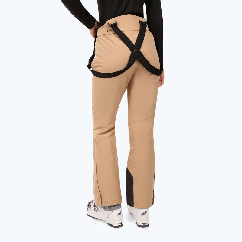 Pantaloni de schi pentru femei Kilpi Elare beige 2
