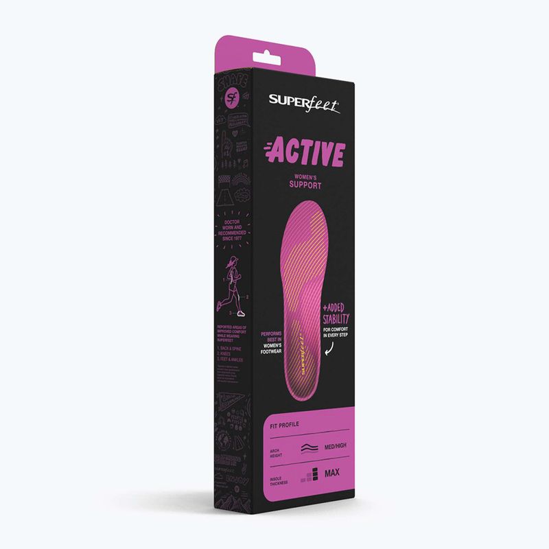 Branțuri Superfeet Active Women's Support plum 8