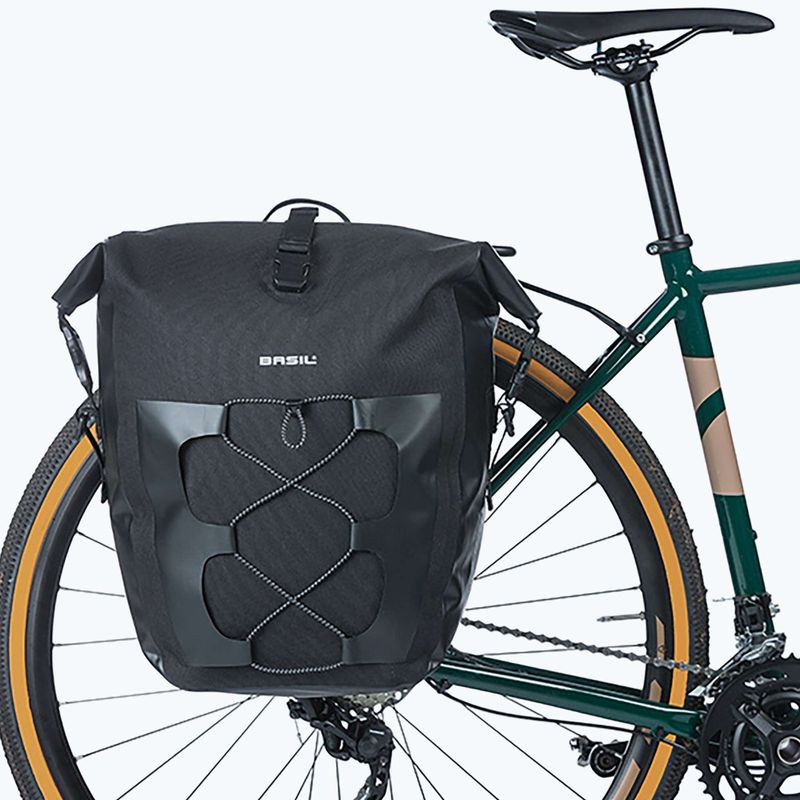 Geantă de bicicletă Basil Navigator Waterproof Single Bag MIK Hooks 25-31 l black 5