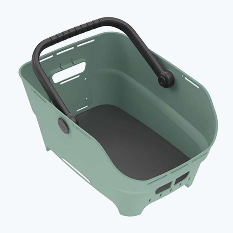 Coș de bicicletă spate Basil Cento Neo MIK silvergreen 2