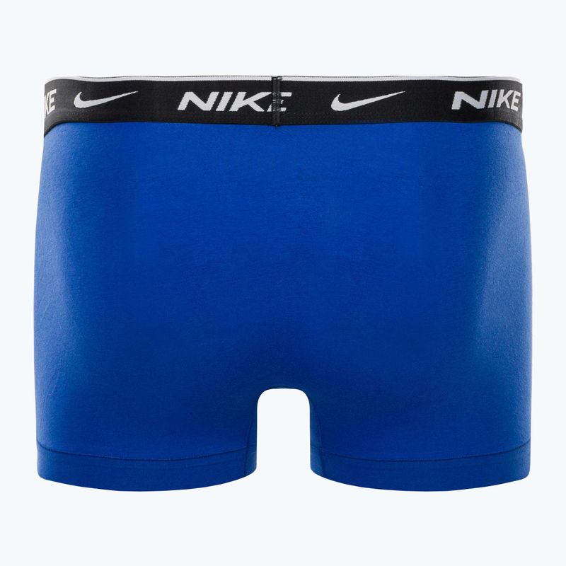 Boxeri pentru bărbați Nike Everyday Cotton Stretch Trunk 3Pk UB1 obsidian / game royal / negru 9