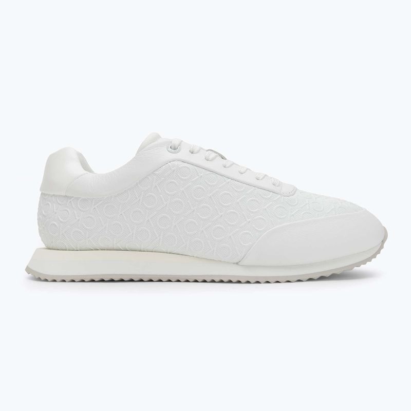 Încălțăminte pentru femei Calvin Klein HW0HW02574 Runner Lace Up Mono Pu Triple Bright White 2