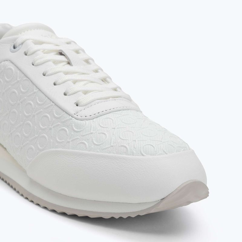 Încălțăminte pentru femei Calvin Klein HW0HW02574 Runner Lace Up Mono Pu Triple Bright White 7