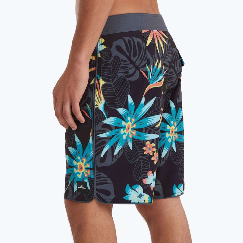 Pantaloni scurți de înot pentru bărbați O'Neill Hyperfreak Mysto Scallop 19'' black mysto scallop 4