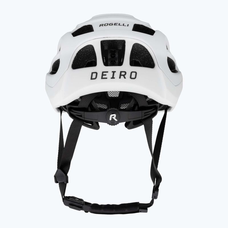 Cască de bicicletă Rogelli Deiro albă 3