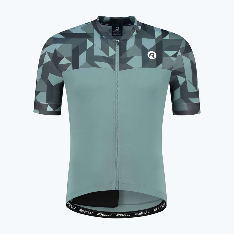 Tricou de ciclism pentru bărbați Rogelli Essential Graphic gri 4