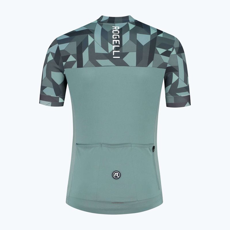 Tricou de ciclism pentru bărbați Rogelli Essential Graphic gri 5