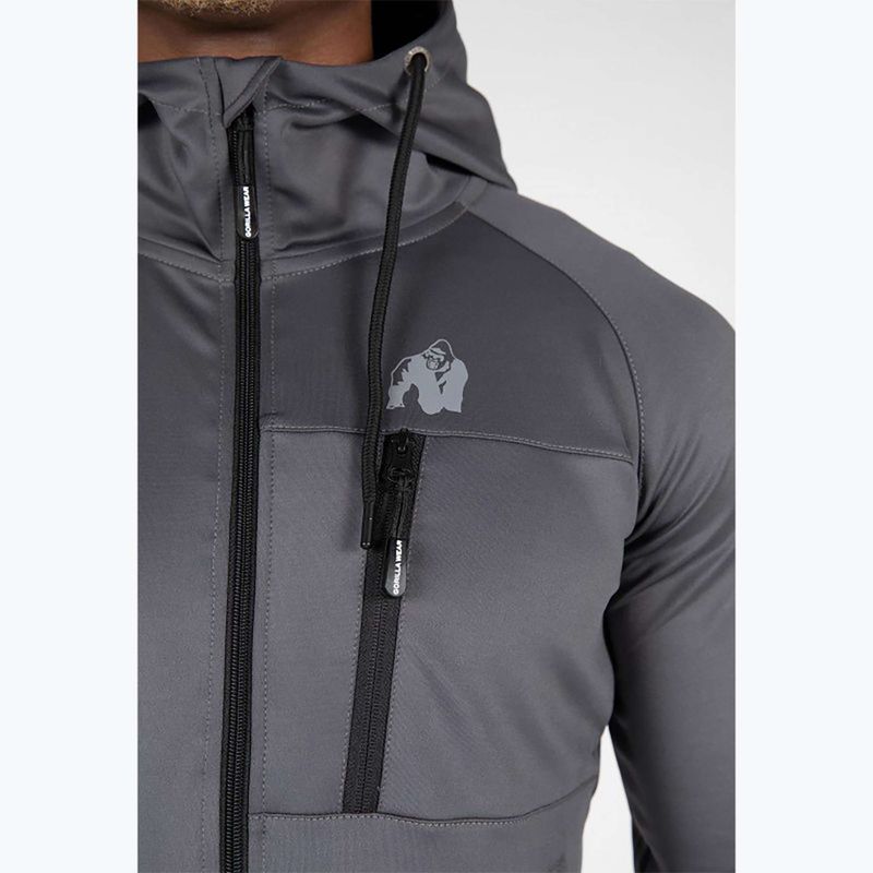 Bluză de antrenament pentru bărbați Gorilla Wear Scottsdale gray 4