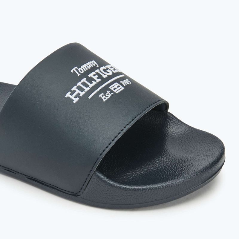 Papuci pentru bărbați  Tommy Hilfiger Embroid 85 Pool Slide desert sky 7