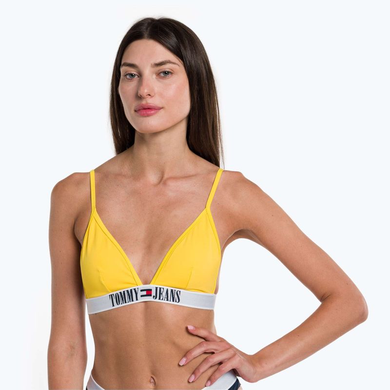 Tommy Hilfiger Triangle Rp galben costum de baie top galben 4