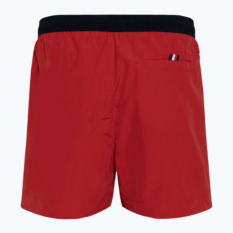 Pantaloni scurți de înot pentru bărbați Tommy Hilfiger Medium Drawstring primary red 2