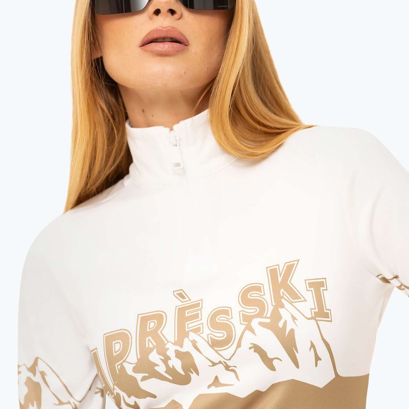 Bluză de schi pentru femei Nikkie Nantes Apres Ski Pully hummus 2