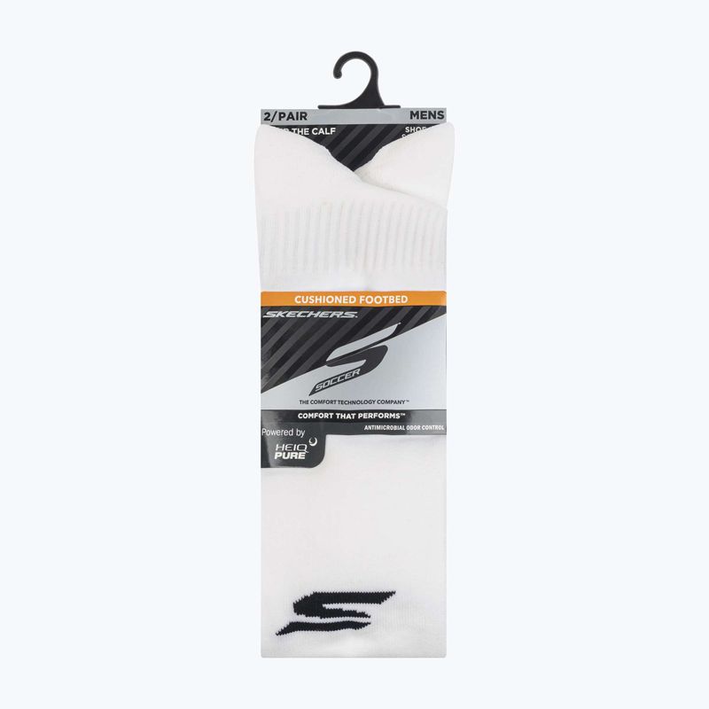 Șosete pentru bărbați SKECHERS 1/2 Terry Over The Knee 2 pary white traditional 6