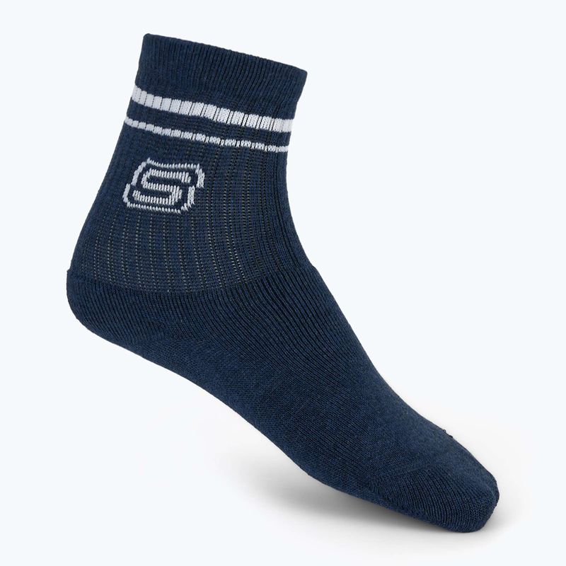 Șosete pentru copii SKECHERS Full Terry Low Crew 3 perechi white/blue 4
