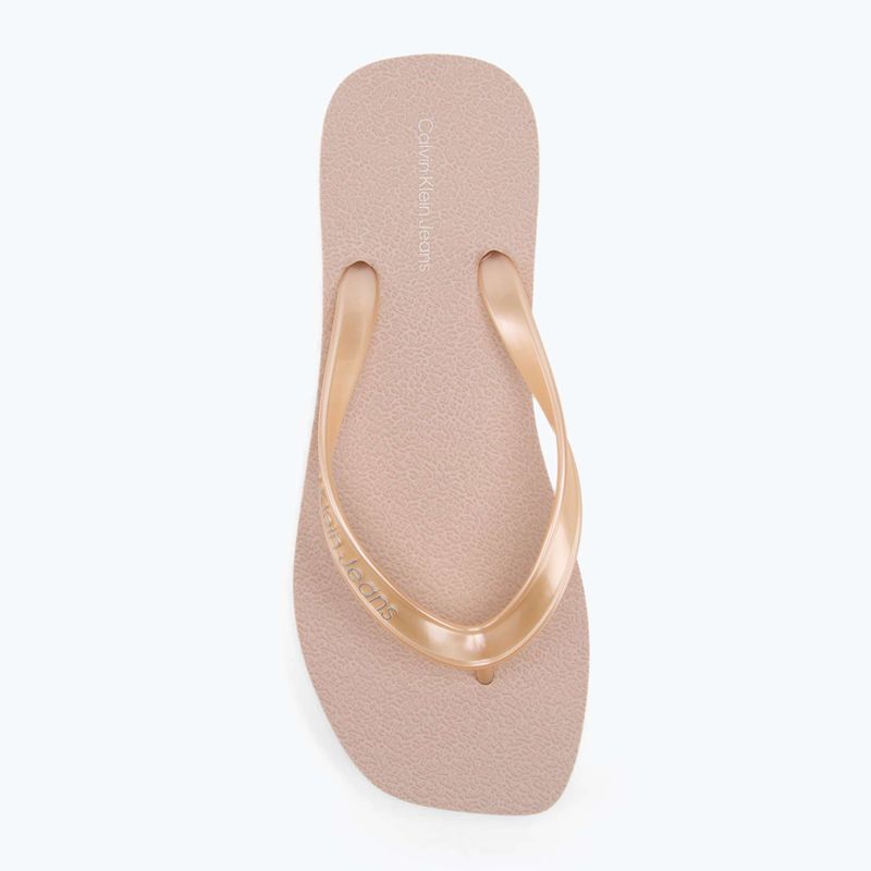 Încălțăminte pentru femei Calvin Klein YW0YW01720 Thong+ Tpu Metallic whisper pink/bright white 5