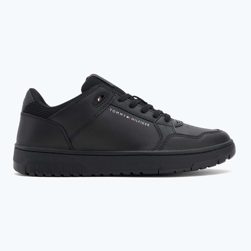 Încălțăminte pentru bărbați Tommy Hilfiger Basket Core Lite Lth Mix black 2