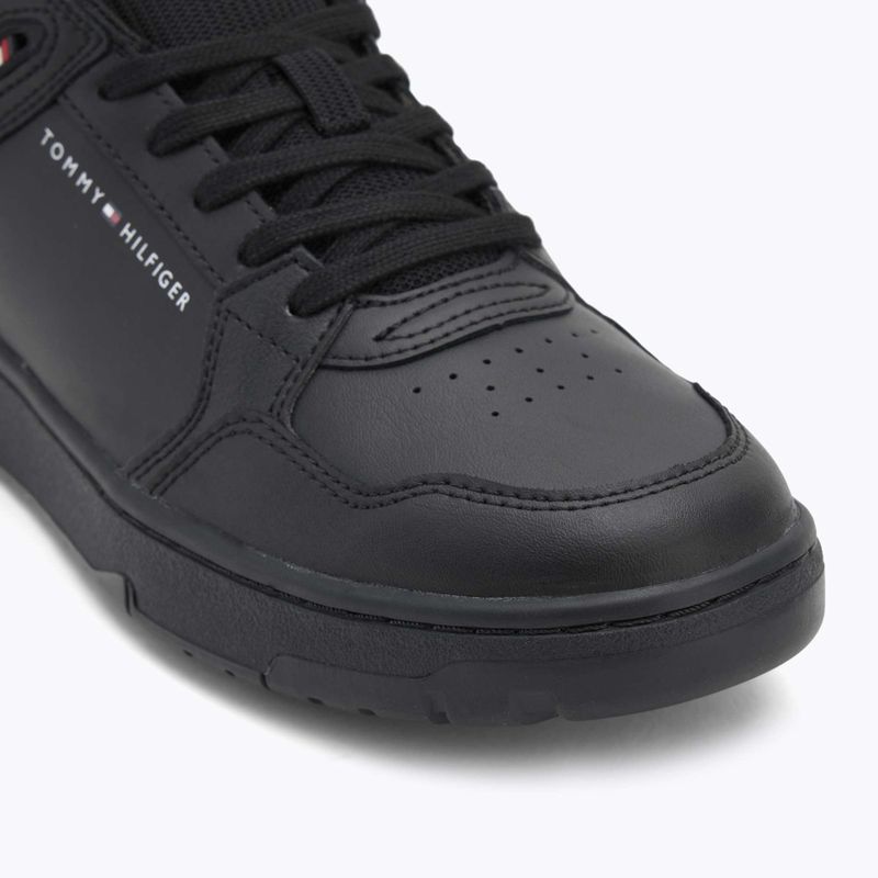 Încălțăminte pentru bărbați Tommy Hilfiger Basket Core Lite Lth Mix black 7