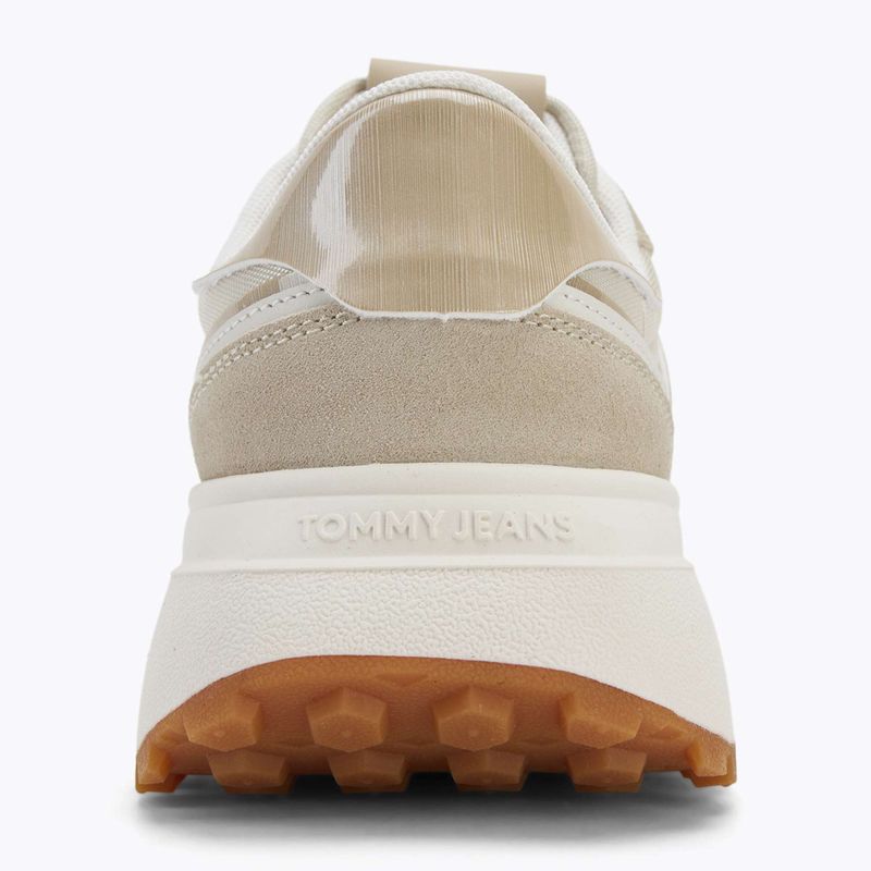 Încălțăminte pentru femei  Tommy Jeans Cleated Runner white clay 6
