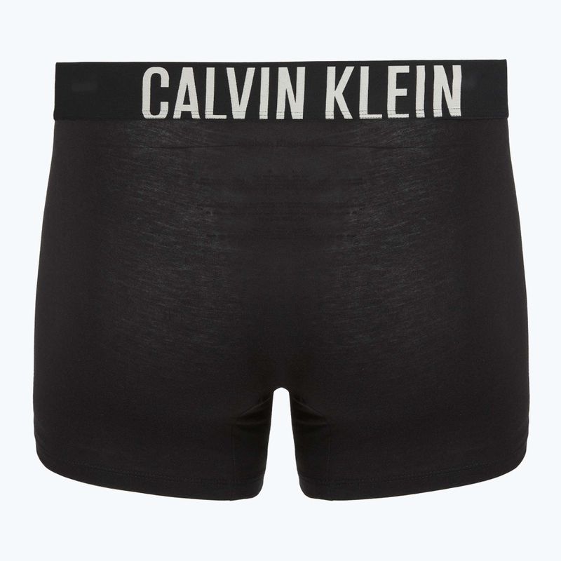 Boxeri Calvin Klein 000NB3609A Boxer Brief 3 perechi black w/oatmeal logo/black w/age 5