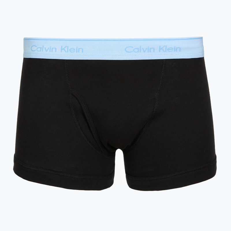 Boxeri Calvin Klein LV00NB1897 Trunk 5 perechi of black bodies with black/misty grey/purple 2