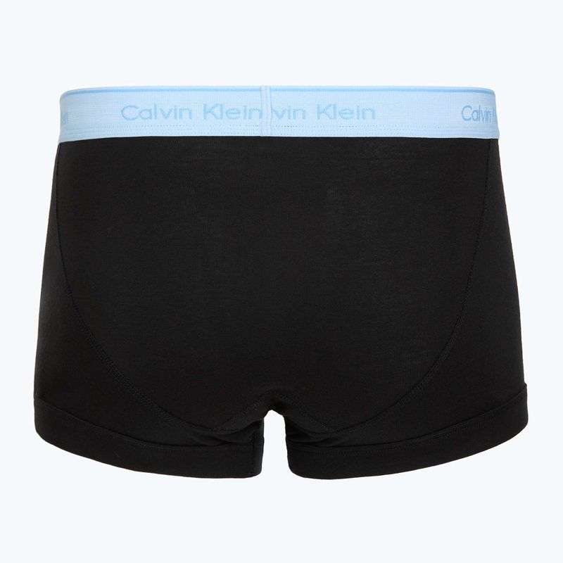 Boxeri Calvin Klein LV00NB1897 Trunk 5 perechi of black bodies with black/misty grey/purple 3