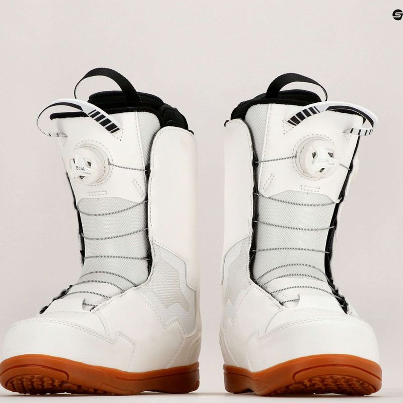 Snowboard cizme DEELUXE ID Dual Boa alb 10
