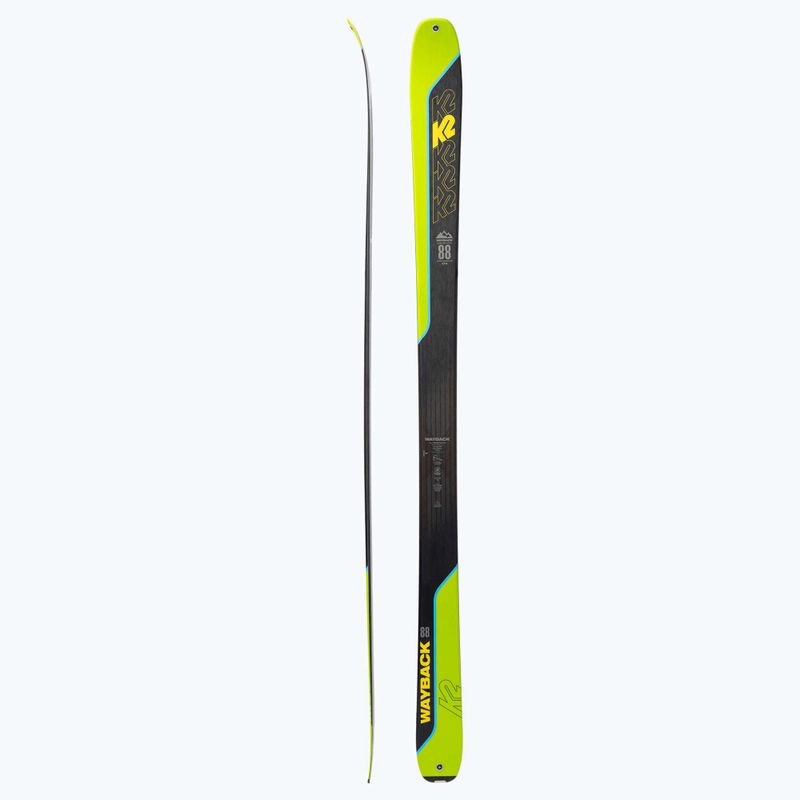 Schiuri de schi de tură K2 Wayback 88, verde, 10E0202 2