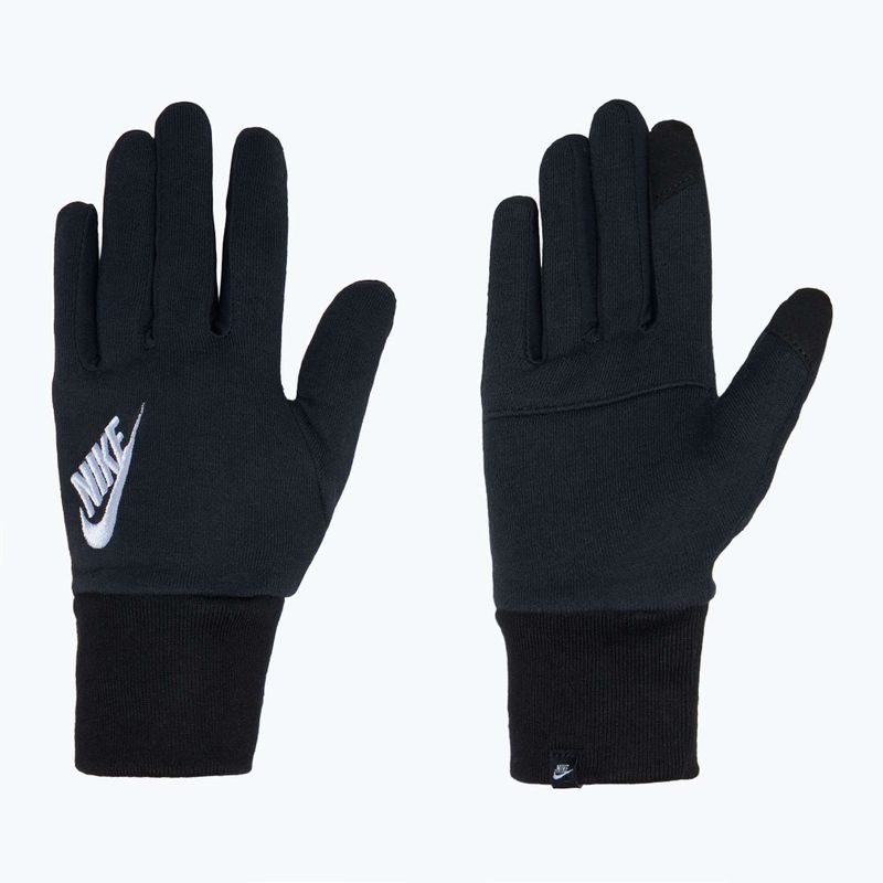 Mănuși de alergare pentru femei Nike Club Fleece black/white 2