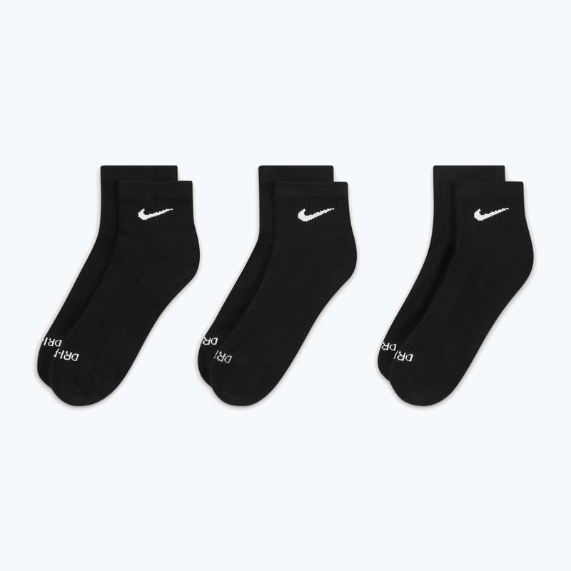 Șosete Nike Everyday Plus Cushioned Ankle 3 perechi black/white 3