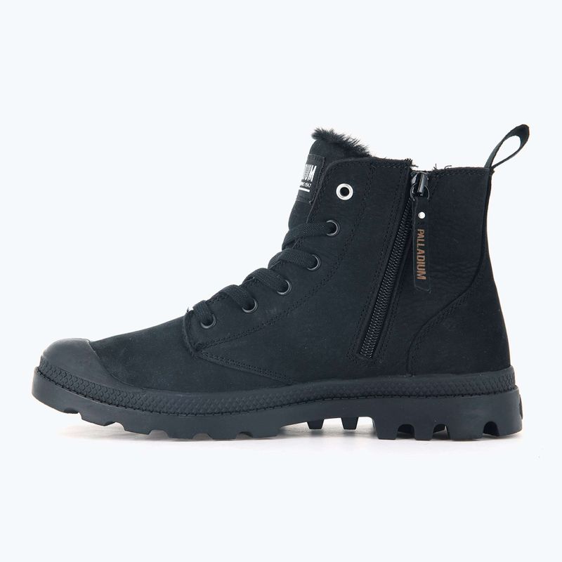 Palladium pantofi pentru bărbați Pampa HI ZIP WL negru 10