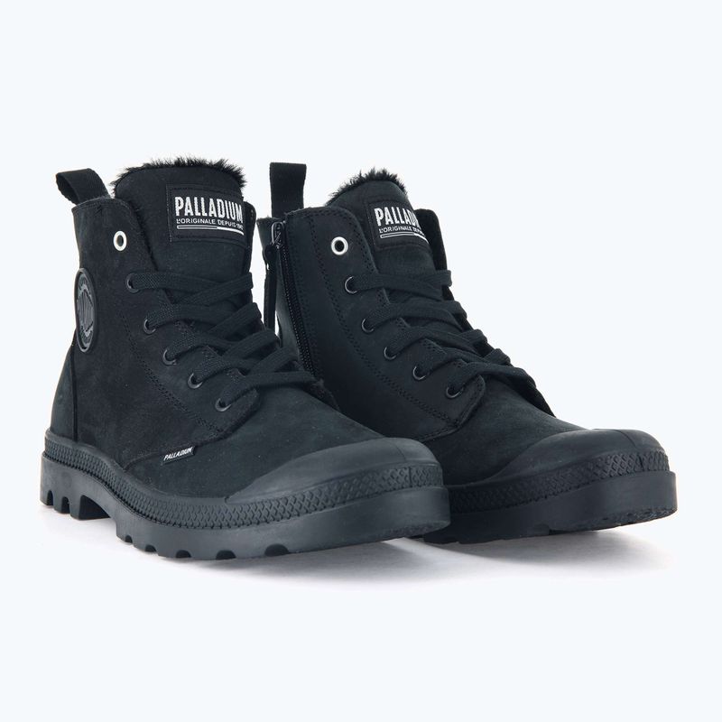 Palladium pantofi pentru bărbați Pampa HI ZIP WL negru 11