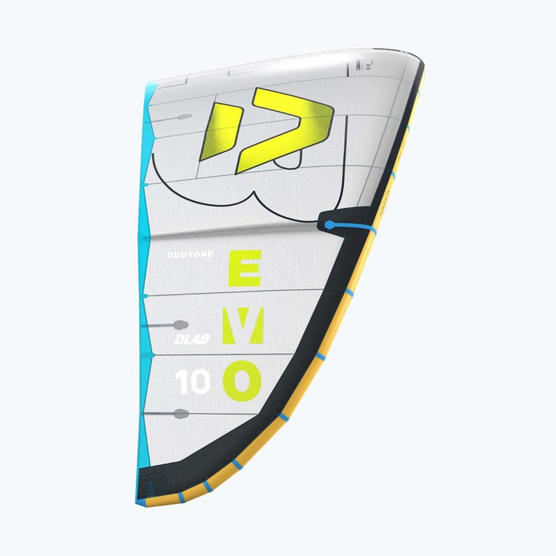 Zmeu de kitesurfing Duotone Evo D/LAB grey/lime 3