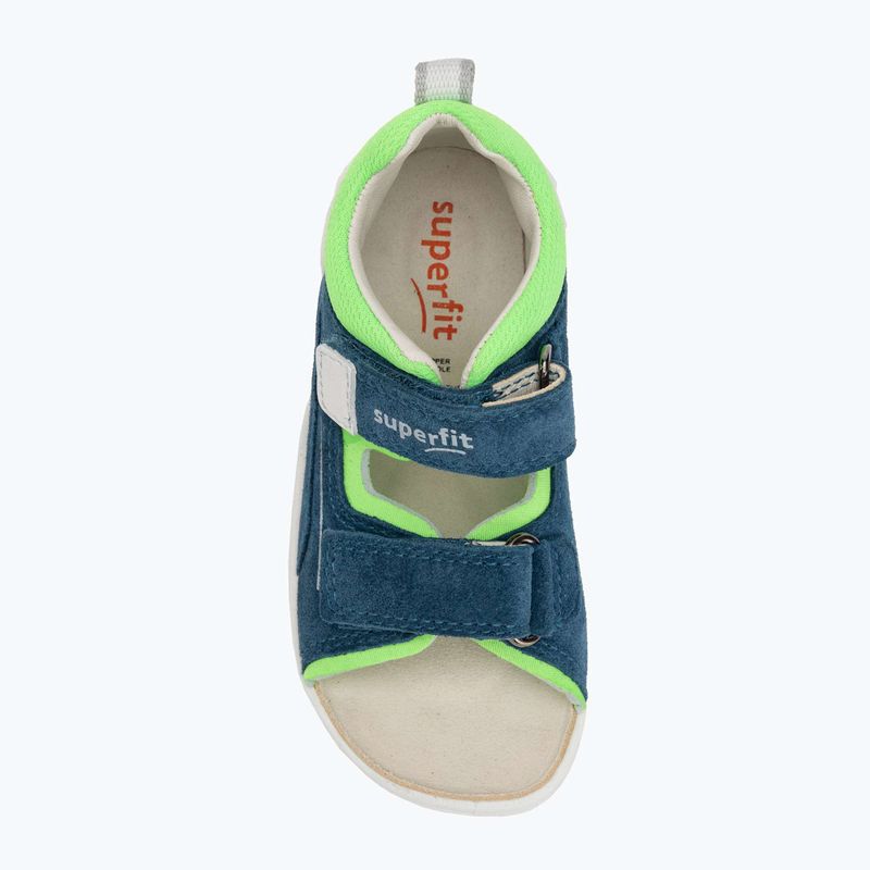 Sandale pentru copii  Superfit Flow blue/light green 5