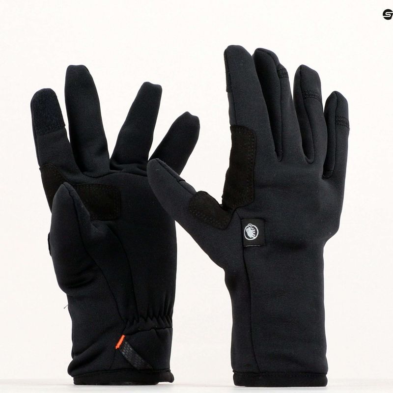 Mănuși de trekking Mammut Fleece Pro negru 8