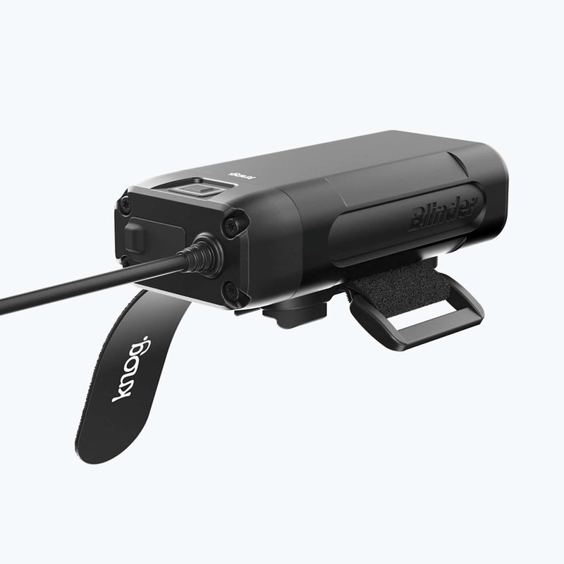 Lampă de bicicletă față Knog Blinder X 1800 + bateria 10000mAh czarny 4