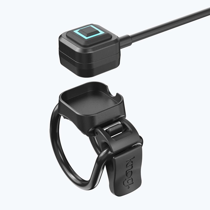 Lampă de bicicletă față Knog Blinder X 1800 + bateria 10000mAh czarny 5