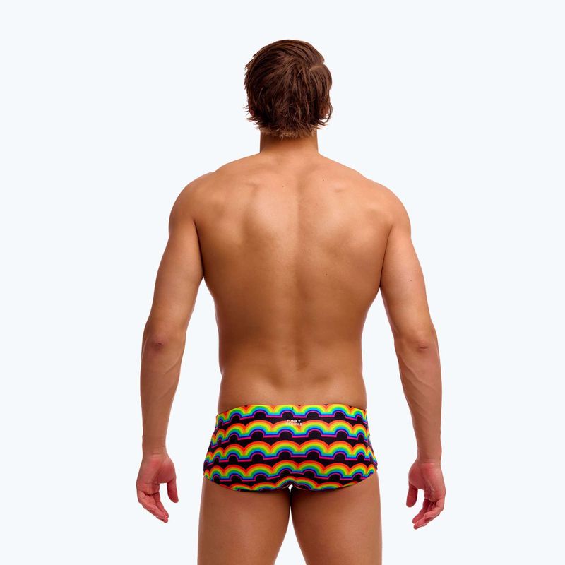 Boxeri de înot pentru bărbați Funky Trunks Sidewinder Trunks rainbowie 4