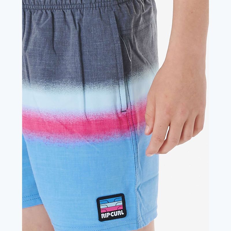 Pantaloni scurți pentru copii Rip Curl Surf Revival Volley 90 albaștri-gri 027BBO 6