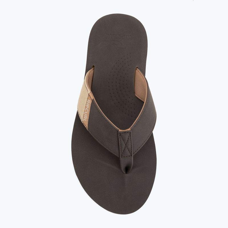 Șlapi pentru bărbați Rip Curl Oxford Bloom brown 5