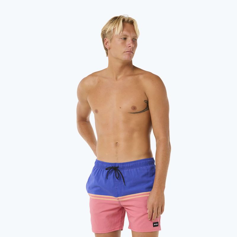 Pantaloni scurți de baie pentru bărbați Rip Curl Combine Volley wild berry 4