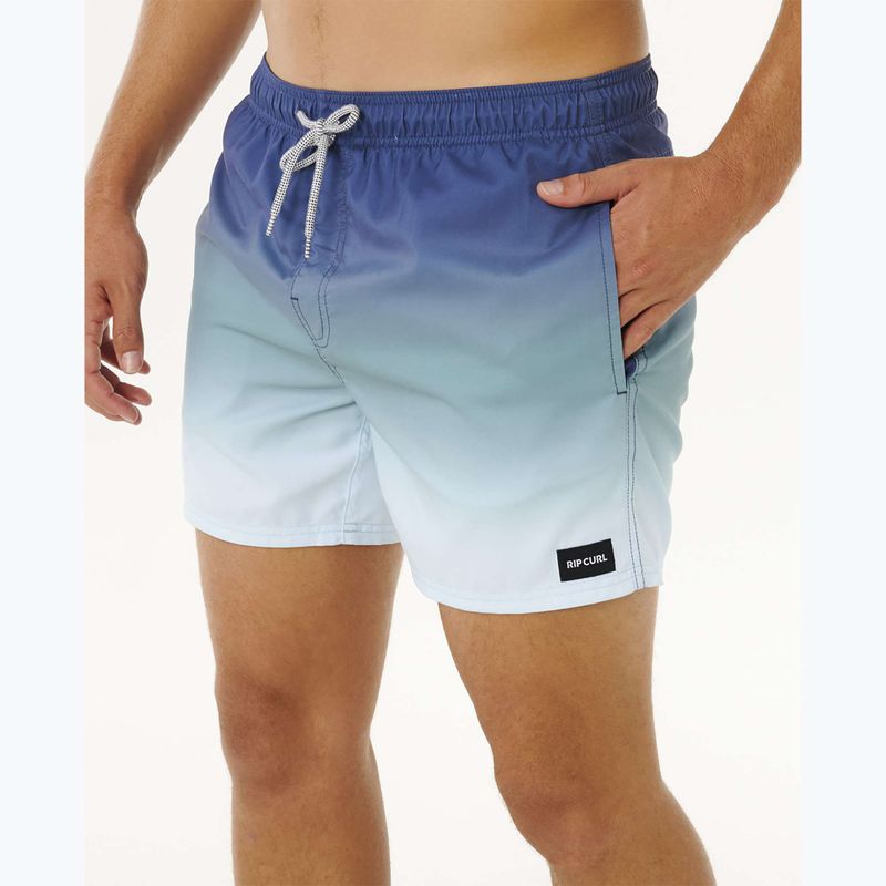 Pantaloni scurți de baie pentru bărbați Rip Curl Offset Fade Volley light navy 6
