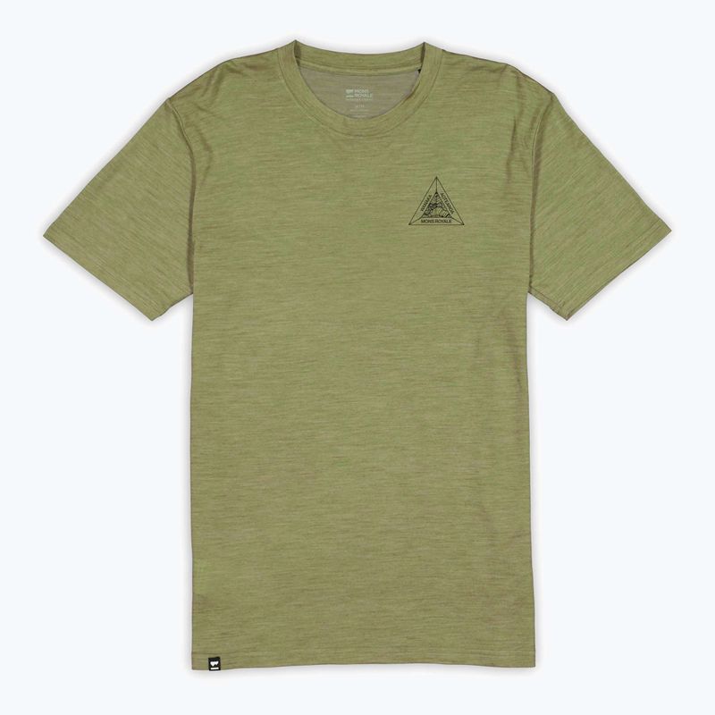 Tricou termoactiv pentru bărbați Mons Royale Zephyr Tencel fern 3