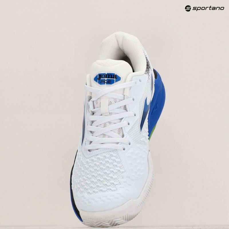 Joma Ace Padel pantofi de padel pentru bărbați alb/albastru 9