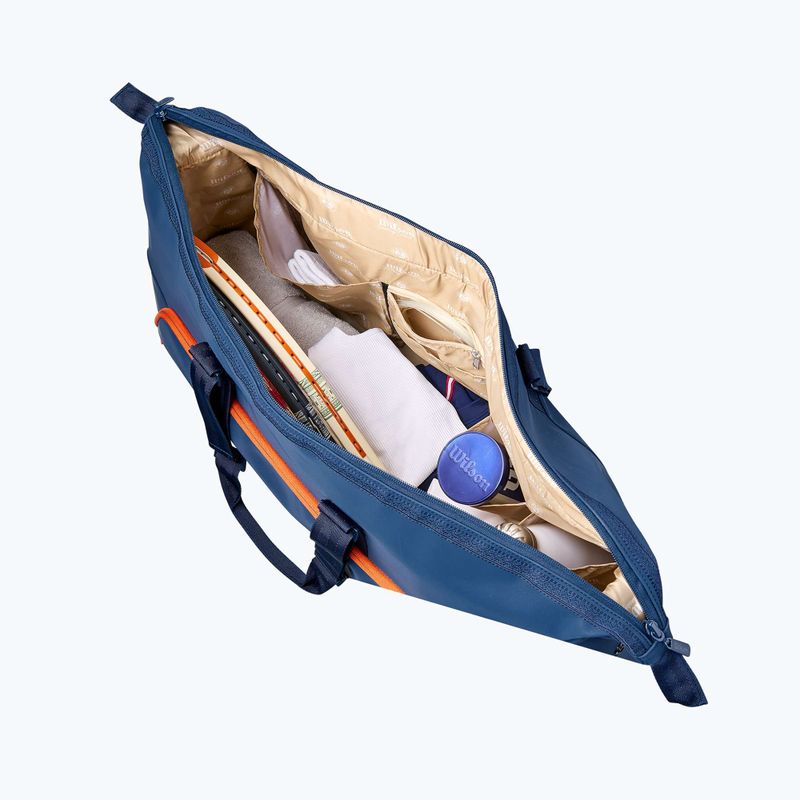 Geantă de tenis Wilson Roland Garros Session De Soiree Large Duffel 2026 navy/clay 6