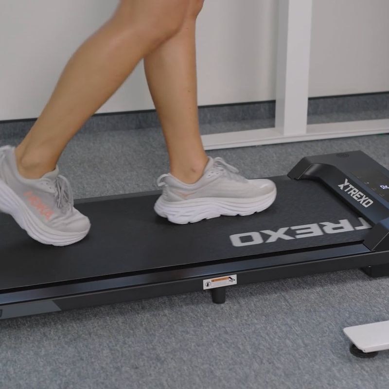 Bandă de alergare electrică XTREXO Walking Pad W100 neagră 17