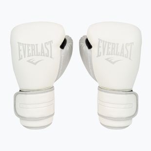 Mănuși de box pentru bărbați EVERLAST Powerlock Pu, alb, EV2200 WHT-10 oz.